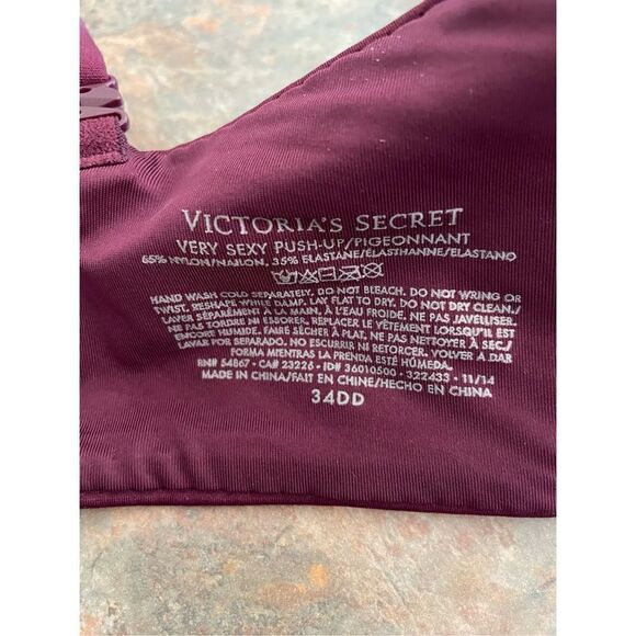 Victoria’s Secret Very Sexy Push-Up Bra 34DD - Picture 6 of 6